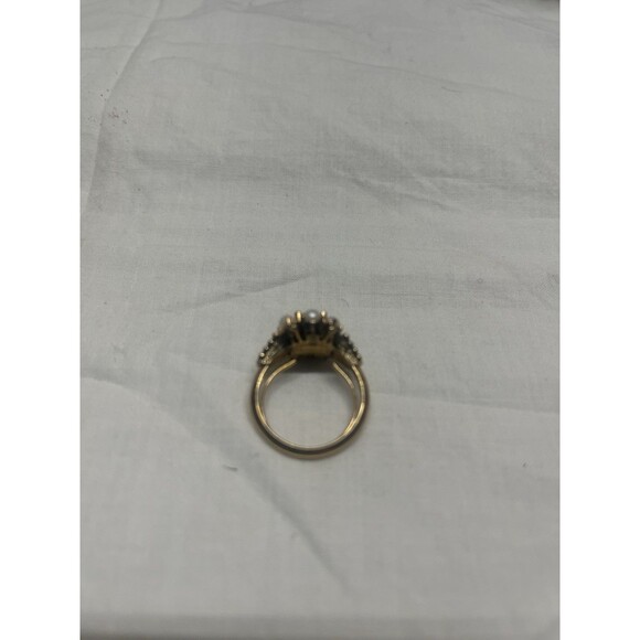 Vintage Avon Roseglow Ruby Red Crystal Ring Size 6 - Picture 6 of 6